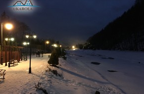 Promenada spacerowa zimą