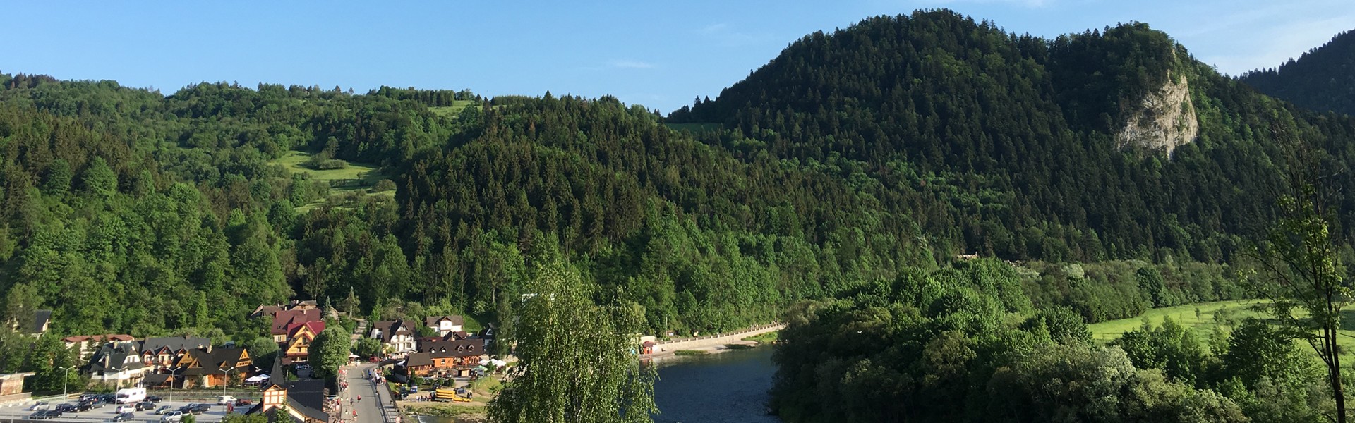 Przepiękny widok na Pieniny