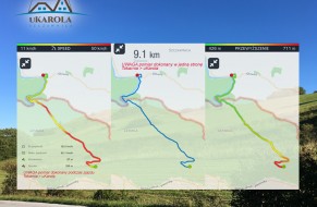 Mapa trasy na Tokarnię